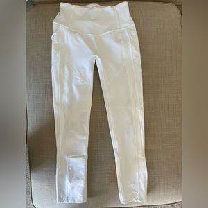 Lululemon White Leggings size 4